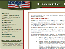Tablet Screenshot of castlerocktownship.com